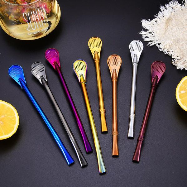 stainless spoon tea drinking straw metal filter reusable washable bar home juice coffee accessories tools health straws
stainless spoon tea drinking straw metal filter reusable washable bar home juice coffee accessories tools health straws