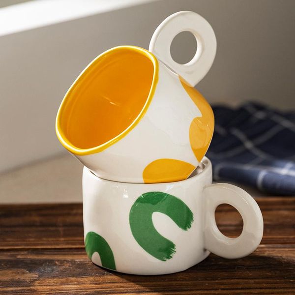 300ml nordic ceramic handgrip coffee mug office home water cup ring handle microwave breakfast oatmeal milk mugs
300ml nordic ceramic handgrip coffee mug office home water cup ring handle microwave breakfast oatmeal milk mugs