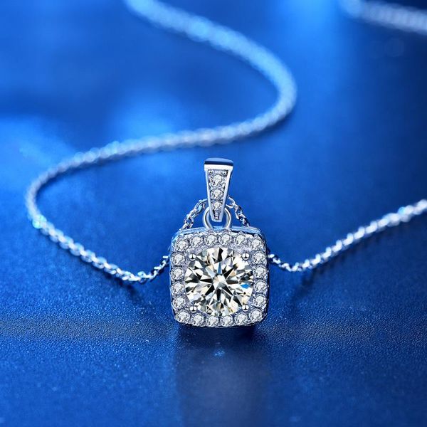 chains 100% 925 silver moissanite pendant 1ct vvs lab diamond with for women wedding anniversary necklace simple design
chains 100% 925 silver moissanite pendant 1ct vvs lab diamond with for women wedding anniversary necklace simple design