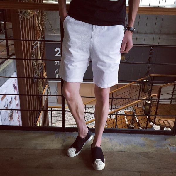 brand men's shorts candy color casual short pants for male suit pure horse, White;black
brand men's shorts candy color casual short pants for male suit pure horse, White;black