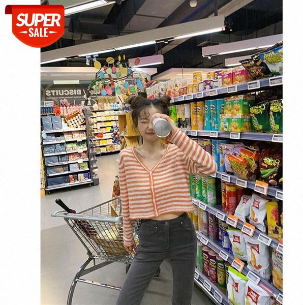 temperament striped short knit sweater design sense well-known sweetness women's trendy net red #el0p, Black;gray
temperament striped short knit sweater design sense well-known sweetness women's trendy net red #el0p, Black;gray