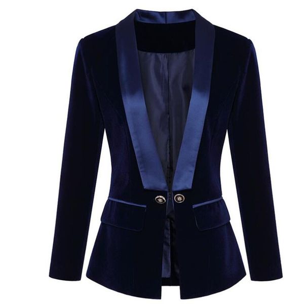 men's suits & blazers jacket women suit gold velvet blue black robe de mariée american catwalk elegant pure color foreign trade slim cl, White;black
men's suits & blazers jacket women suit gold velvet blue black robe de mariée american catwalk elegant pure color foreign trade slim cl, White;black