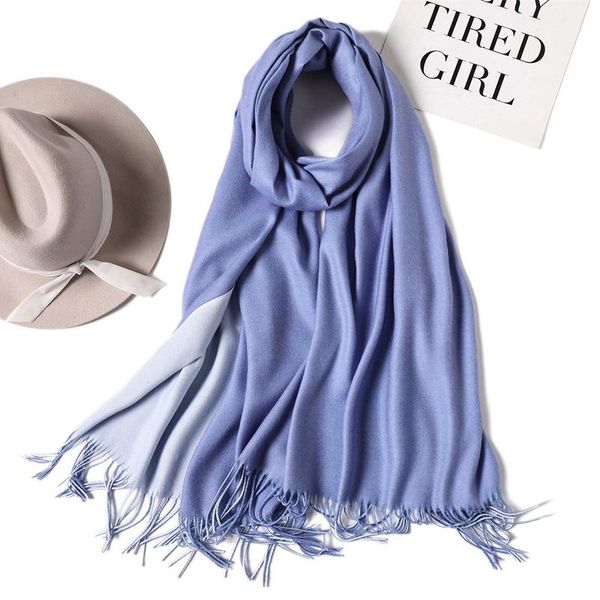 scarves 2021 fashion women scarf winter hijabs lady shawls cashmere like two color pashmina wraps warm shawl, Blue;gray
scarves 2021 fashion women scarf winter hijabs lady shawls cashmere like two color pashmina wraps warm shawl, Blue;gray