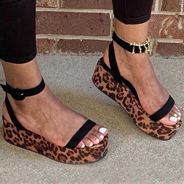 summer wedge ankle strap woman sandals leopard print open toe rome shoes gladiator casual female platform, Black
summer wedge ankle strap woman sandals leopard print open toe rome shoes gladiator casual female platform, Black