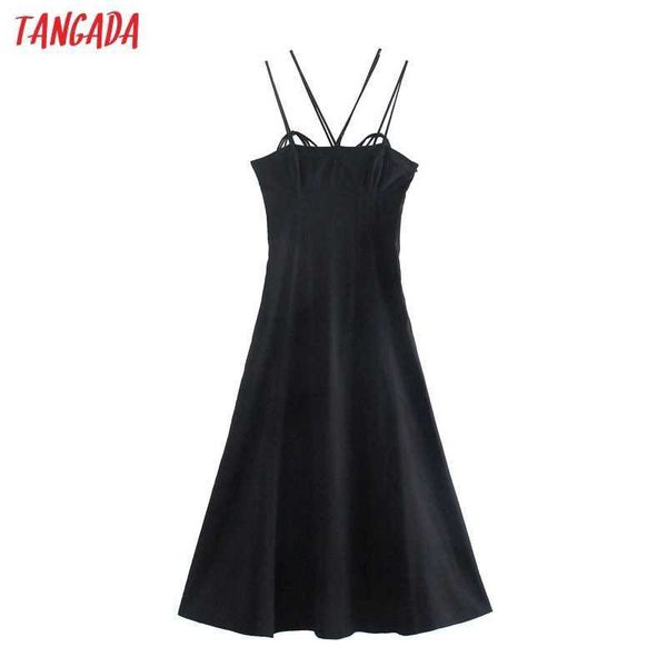 tangada summer fashion black linen long dresses for women back bow female casual beach dress 3h559 210609, Black;gray
tangada summer fashion black linen long dresses for women back bow female casual beach dress 3h559 210609, Black;gray
