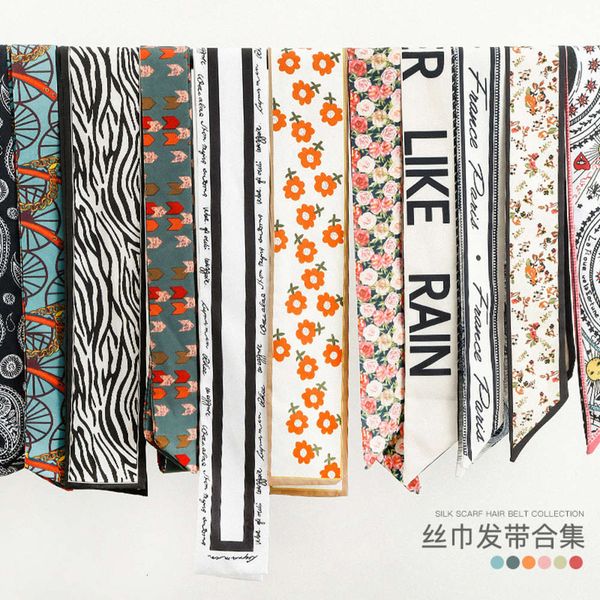 scarf silk hair band women's trendy headband binding hair rope headdress streamer summer wide edge fashion braided long ribbon, Blue;gray
scarf silk hair band women's trendy headband binding hair rope headdress streamer summer wide edge fashion braided long ribbon, Blue;gray