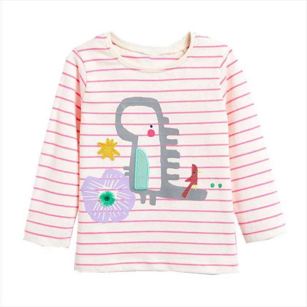 little maven girls shirts baby kids clothes dinosaur striped childrens t cotton infant, Blue
little maven girls shirts baby kids clothes dinosaur striped childrens t cotton infant, Blue