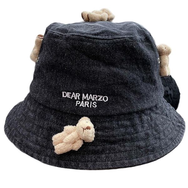 wide brim hats d0lf bucket hat with bear fisherman travel sun outdoor for men women flat round top, Blue;gray
wide brim hats d0lf bucket hat with bear fisherman travel sun outdoor for men women flat round top, Blue;gray