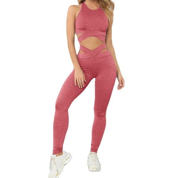 yoga outfit 2021 seamless set women gym sport suit 2pcs straps with back cross cup cushion exercise accessories
yoga outfit 2021 seamless set women gym sport suit 2pcs straps with back cross cup cushion exercise accessories