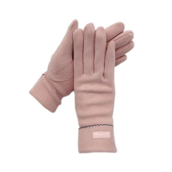 five fingers gloves winter ladies 2021 style de velvet thickened wrist fashion black pink blue wine red leather warm, Blue;gray
five fingers gloves winter ladies 2021 style de velvet thickened wrist fashion black pink blue wine red leather warm, Blue;gray