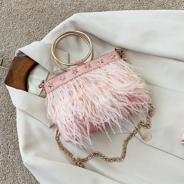 evening bags feather tassel handbag for women 2021 trend fancy frills ladies fashion fairy shoulder bag with golden chain
evening bags feather tassel handbag for women 2021 trend fancy frills ladies fashion fairy shoulder bag with golden chain