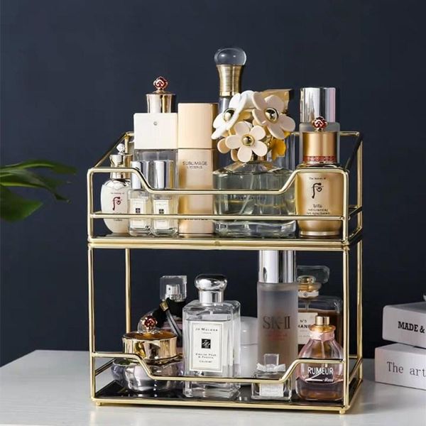 fashion rotating cosmetic deskstorage box transparent makeup shelf 2 tiers glass tray dressing table finishing racks boxes & bins
fashion rotating cosmetic deskstorage box transparent makeup shelf 2 tiers glass tray dressing table finishing racks boxes & bins