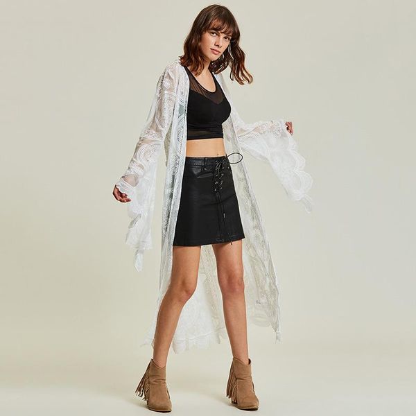 women's trench coats ahvit summer solid color beachwear maxi cardigan loose flare sleeve see through overall women lace open stitch coa, Tan;black
women's trench coats ahvit summer solid color beachwear maxi cardigan loose flare sleeve see through overall women lace open stitch coa, Tan;black