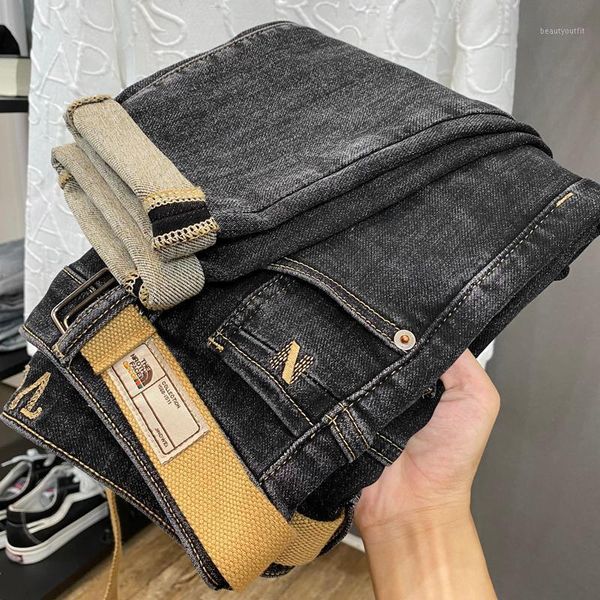 men's jeans autumn winter streetwear designer males ripped tights jean men hip hop flocking splicing denim pant, Blue
men's jeans autumn winter streetwear designer males ripped tights jean men hip hop flocking splicing denim pant, Blue