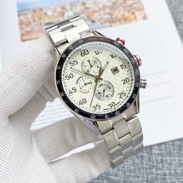2021 new luxury mens watches six stitches 46mm size automatic mechanical watch designer wristwatches brand steel strap fashion gift style, Slivery;brown
2021 new luxury mens watches six stitches 46mm size automatic mechanical watch designer wristwatches brand steel strap fashion gift style, Slivery;brown