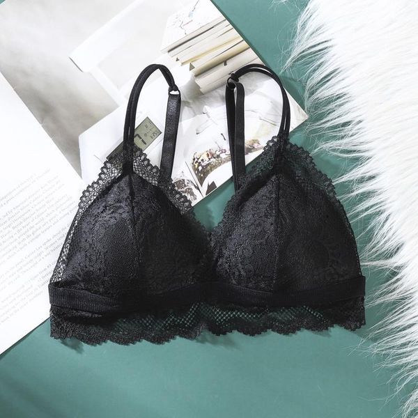 bustiers & corsets women underwear lace lingerie push up breathable bralette female seamless wireless solid color bra, Black;white
bustiers & corsets women underwear lace lingerie push up breathable bralette female seamless wireless solid color bra, Black;white