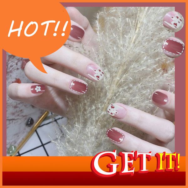 decorated nail stylist diy hand nina pd-90 pink cream fake nail patch wear finished 24 es, Red;gold
decorated nail stylist diy hand nina pd-90 pink cream fake nail patch wear finished 24 es, Red;gold