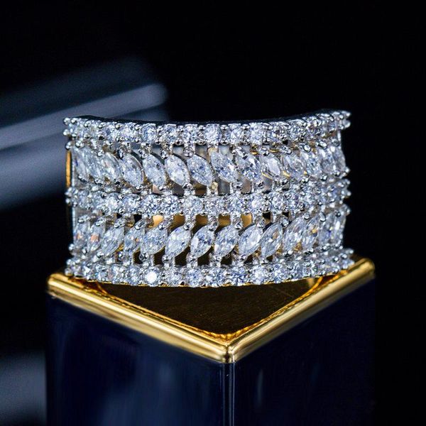 wedding rings fashion luxury women ring sparkly marquise cut cubic zirconia white rose gold colors banquet jewelry wholesale, Slivery;golden
wedding rings fashion luxury women ring sparkly marquise cut cubic zirconia white rose gold colors banquet jewelry wholesale, Slivery;golden