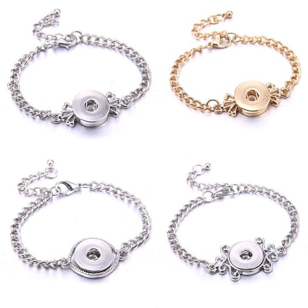 snap button jewelry bracelets adjustable 18mm metal bracelet bangle chain for charms charm, Golden;silver
snap button jewelry bracelets adjustable 18mm metal bracelet bangle chain for charms charm, Golden;silver