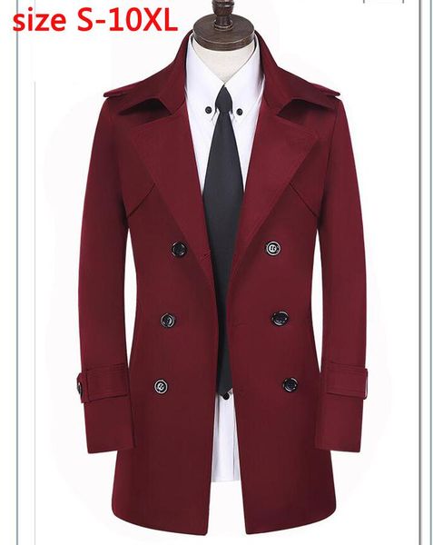 men's trench coats arrival fashion male autumn winter double breasted overcoat medium-long coat plus size xs-10xl, Tan;black
men's trench coats arrival fashion male autumn winter double breasted overcoat medium-long coat plus size xs-10xl, Tan;black