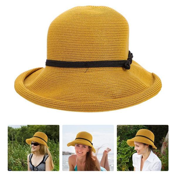 wide brim hats 1pc folding travel sunhat outdoor bowknot straw hat fashion exquisite sun, Blue;gray
wide brim hats 1pc folding travel sunhat outdoor bowknot straw hat fashion exquisite sun, Blue;gray