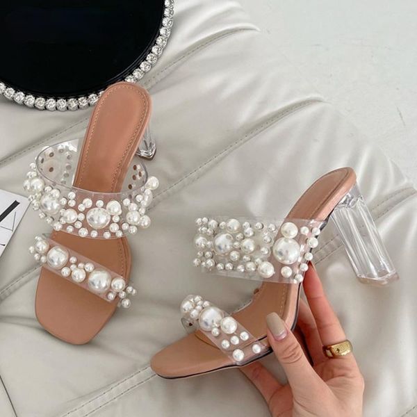 slippers 2021 transparent pvc string bead shoes woman fashion open toe crystal perspex heels slides beach sandale femme, Black
slippers 2021 transparent pvc string bead shoes woman fashion open toe crystal perspex heels slides beach sandale femme, Black