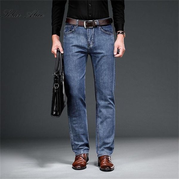 men's jeans 2021 four seasons straight-leg mid-waist classic business middle-aged casual pants, Blue
men's jeans 2021 four seasons straight-leg mid-waist classic business middle-aged casual pants, Blue