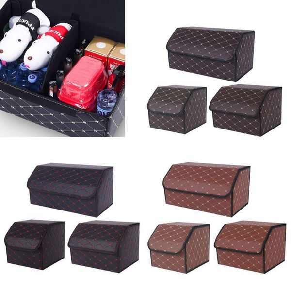 car organizer trunk storage box bag tidying tools accessories management pu leather folding s/m/l yhq
car organizer trunk storage box bag tidying tools accessories management pu leather folding s/m/l yhq
