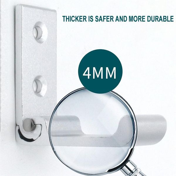 hooks & rails 90 degrees folding clothes hook aluminum alloy punch-wall hanging storage device for bag hat nails available scvd889
hooks & rails 90 degrees folding clothes hook aluminum alloy punch-wall hanging storage device for bag hat nails available scvd889
