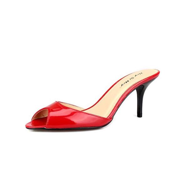 slippers pattern superior quality ladies shoes 7cm stiletto sandals comfortable good femmes stage performance nightclub, Black
slippers pattern superior quality ladies shoes 7cm stiletto sandals comfortable good femmes stage performance nightclub, Black