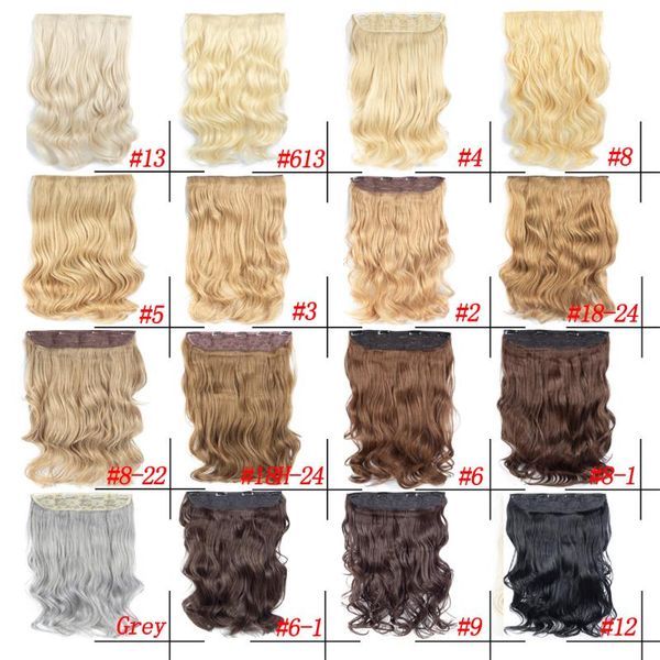 synthetic wigs silky strands hair clip in 190g wavy fake grey hairpieces one piece stretched 24inch 60cm, Black
synthetic wigs silky strands hair clip in 190g wavy fake grey hairpieces one piece stretched 24inch 60cm, Black