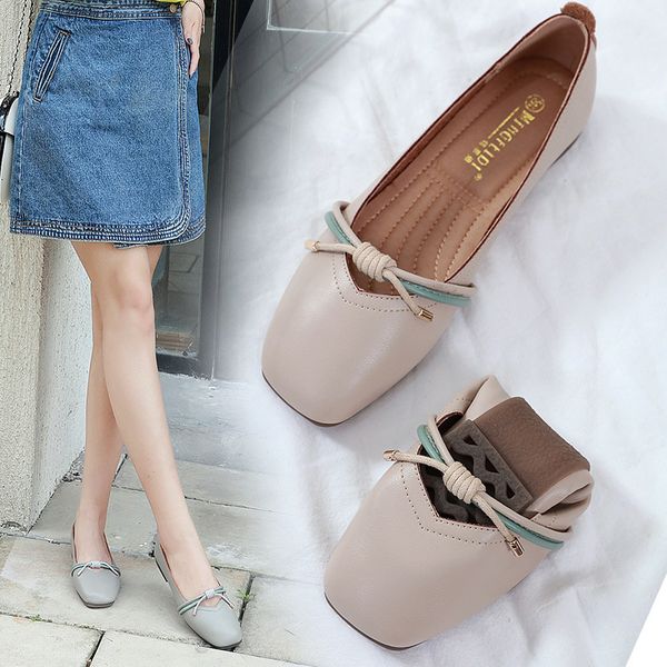 sandals single mules women flats square toe string knot slip on loafers soft bottom comfy driving shoes woman moccasins big size 4, Black
sandals single mules women flats square toe string knot slip on loafers soft bottom comfy driving shoes woman moccasins big size 4, Black
