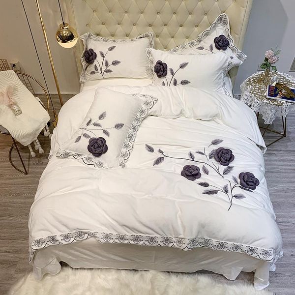 bedding sets white purple gray blue brown winter fleece fabric flowers set embroidery velvet cover flannel sheetpillowcases duvet bed
bedding sets white purple gray blue brown winter fleece fabric flowers set embroidery velvet cover flannel sheetpillowcases duvet bed