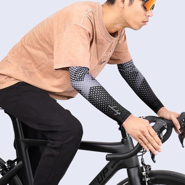 elbow & knee pads summer ice silk runnling arm warmers sunscreen uv protection breathable cycling sleeve sports basketball gear, Black;gray
elbow & knee pads summer ice silk runnling arm warmers sunscreen uv protection breathable cycling sleeve sports basketball gear, Black;gray
