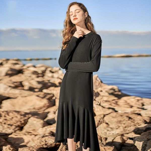ruffle long dresses for women spring autumn 2021 black dress korean simple clothes vestido de mujer zjt1845 casual, Black;gray
ruffle long dresses for women spring autumn 2021 black dress korean simple clothes vestido de mujer zjt1845 casual, Black;gray