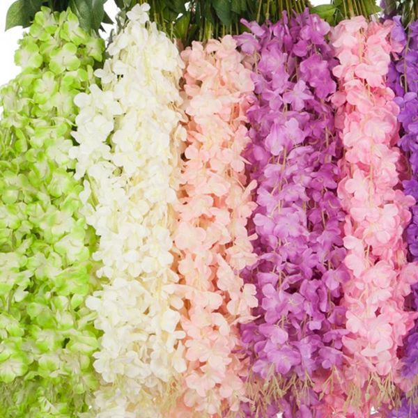 decorative flowers & wreaths wisteria artificial garland fake vines silk plant wedding home garden party decoration thicken simulation flowe
decorative flowers & wreaths wisteria artificial garland fake vines silk plant wedding home garden party decoration thicken simulation flowe