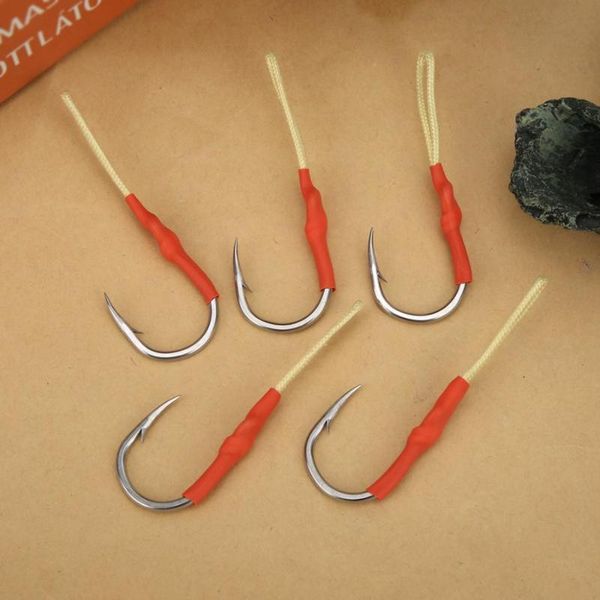 fishing hooks 5pc with barb lure bait hook stainless steel sea seawater corrosion resistance fishhook tackle
fishing hooks 5pc with barb lure bait hook stainless steel sea seawater corrosion resistance fishhook tackle