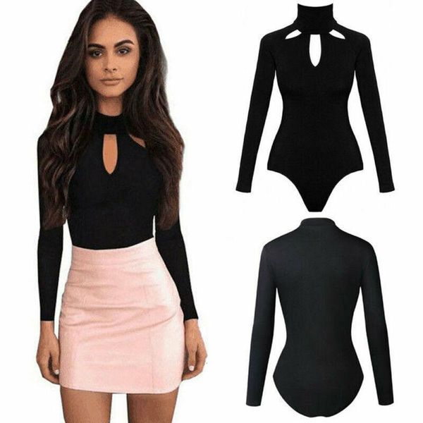 women's jumpsuits & rompers women turtle neck long sleeve stretch leotard bodycon bodysuit black 2021 autumn ladies slim casual sho, Black;white
women's jumpsuits & rompers women turtle neck long sleeve stretch leotard bodycon bodysuit black 2021 autumn ladies slim casual sho, Black;white