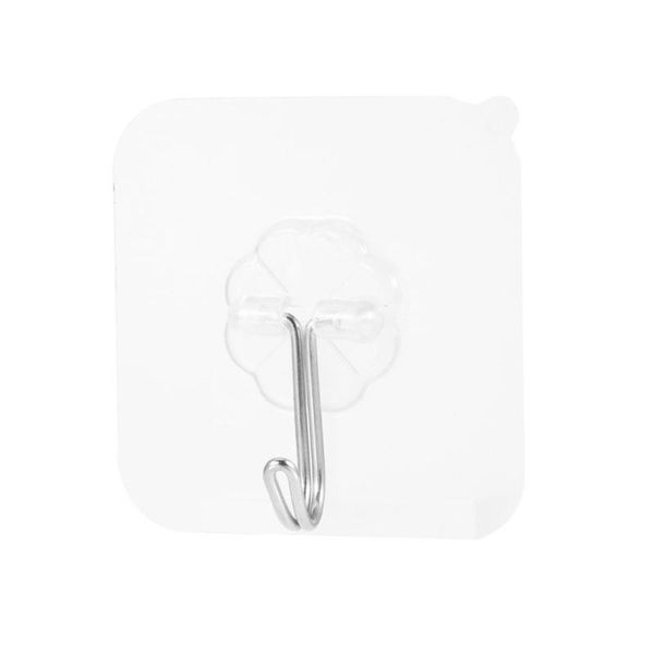 hooks & rails 2/4/6pcs wall waterproof oilproof self adhesive transparent reusable seamless hanging hook for kitchen bathroom office
hooks & rails 2/4/6pcs wall waterproof oilproof self adhesive transparent reusable seamless hanging hook for kitchen bathroom office