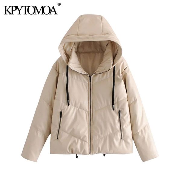 women fashion faux leather padded jacket thick warm parka coat long sleeve pockets female outerwear chic 210420, Black
women fashion faux leather padded jacket thick warm parka coat long sleeve pockets female outerwear chic 210420, Black