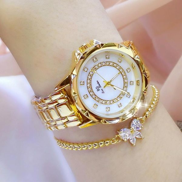 wristwatches women fashion watch metal case band analog wrist glittering diamond quartz, Slivery;brown
wristwatches women fashion watch metal case band analog wrist glittering diamond quartz, Slivery;brown