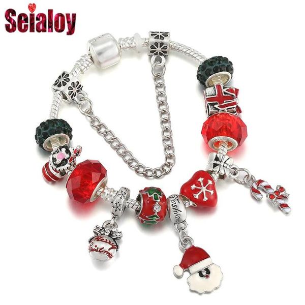 charm bracelets seialoy santa claus socks walking stick for women original red crystal heart gift bag beads bracelet xmas gifts, Golden;silver
charm bracelets seialoy santa claus socks walking stick for women original red crystal heart gift bag beads bracelet xmas gifts, Golden;silver