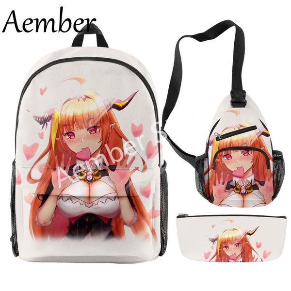 school bags hololive kiryuucoco mochila backpack three-piece suit men and females casual chest bag pencil case street style
school bags hololive kiryuucoco mochila backpack three-piece suit men and females casual chest bag pencil case street style