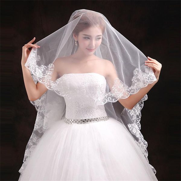 bridal veils lan ting bride one-tier lace applique edge wedding veil elbow chapel 53 appliques sparkling glitter tulle, Black
bridal veils lan ting bride one-tier lace applique edge wedding veil elbow chapel 53 appliques sparkling glitter tulle, Black