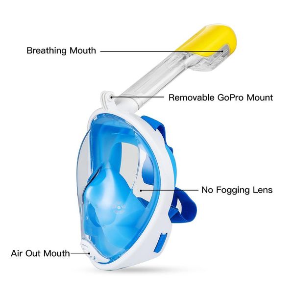 diving masks full face scuba mask anti fog goggles with camera mount underwater wide view snorkel swimming equipment
diving masks full face scuba mask anti fog goggles with camera mount underwater wide view snorkel swimming equipment