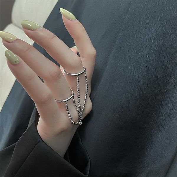 wedding rings 2021 retro punk hip hop link open ring finger chain adjustable two jewelry gift men's women's gothic, Slivery;golden
wedding rings 2021 retro punk hip hop link open ring finger chain adjustable two jewelry gift men's women's gothic, Slivery;golden