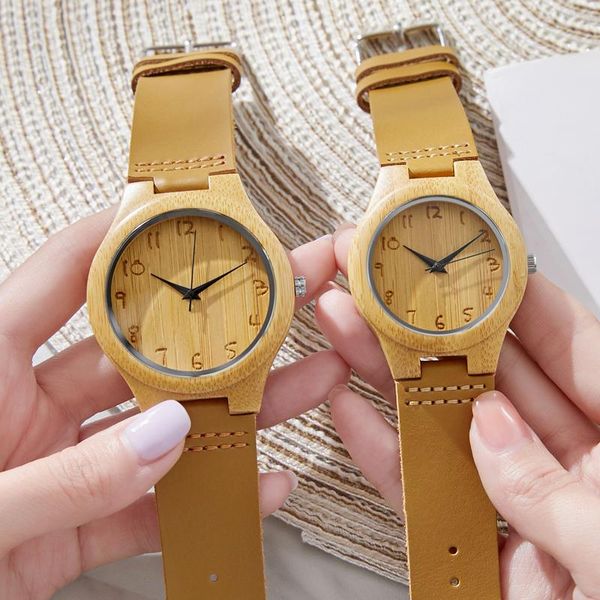 simple brown wooden couple watch men women nature bamboo wristwatch leather band birthday gift wrist clock reloj wristwatches, Slivery;brown
simple brown wooden couple watch men women nature bamboo wristwatch leather band birthday gift wrist clock reloj wristwatches, Slivery;brown
