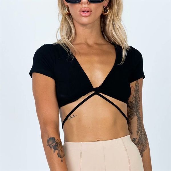 women summer short blouses shirts sleeve bandage bow v-neck female elasticity fashion street clothes 210513, White
women summer short blouses shirts sleeve bandage bow v-neck female elasticity fashion street clothes 210513, White