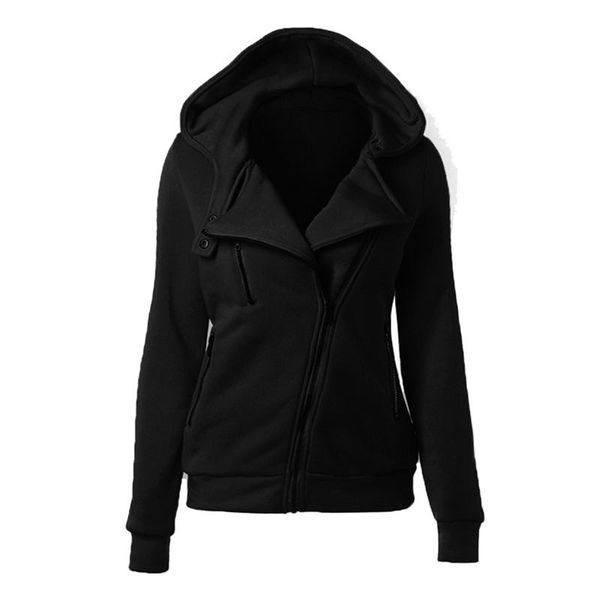women zipper warm fashion hoodies long sleeve jackets hoody jumper overcoat outwear female sweatshirts women's &, Black
women zipper warm fashion hoodies long sleeve jackets hoody jumper overcoat outwear female sweatshirts women's &, Black