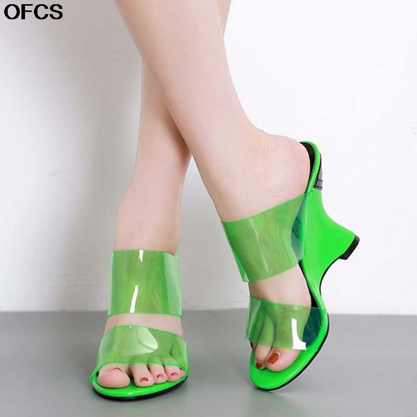 sandals size 35-42 wedges slippers fashion high heel pvc transparent open toes hollow women shoes 6h6r, Black
sandals size 35-42 wedges slippers fashion high heel pvc transparent open toes hollow women shoes 6h6r, Black